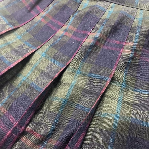 PENDLETON VINTAGE CLASSIC PLEATED WOOL SKIRT - Picture 8 of 14